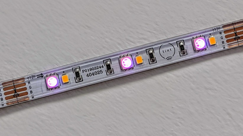 Ein Segment des Tint-LED-Strips.