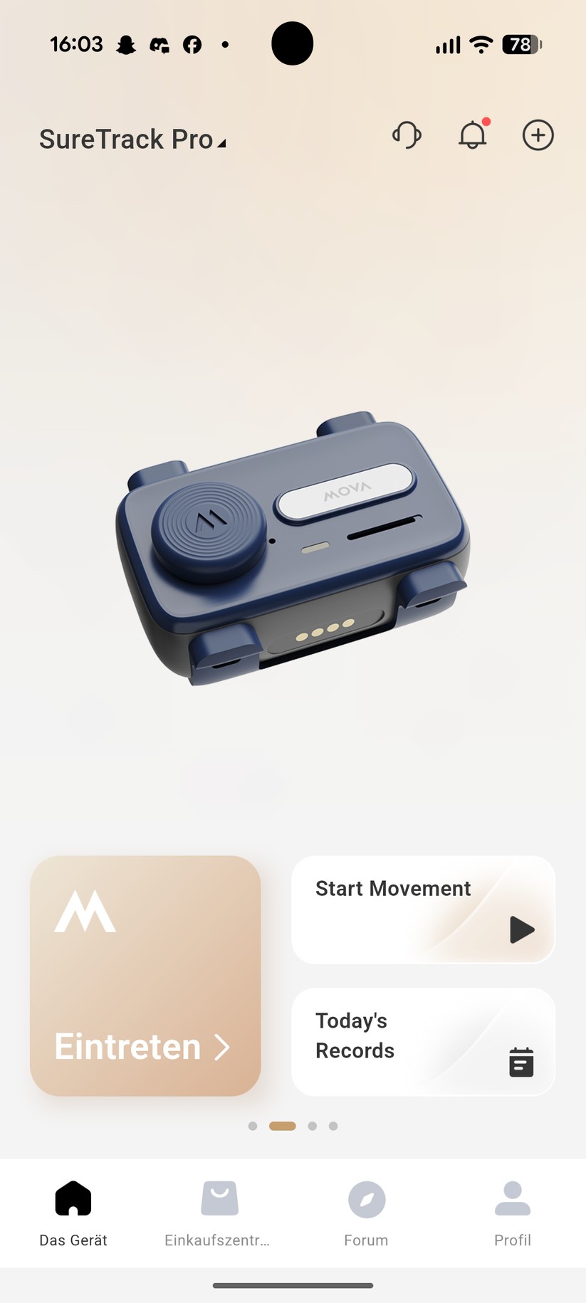 Mova Suretrack Pro – Bilderstrecke