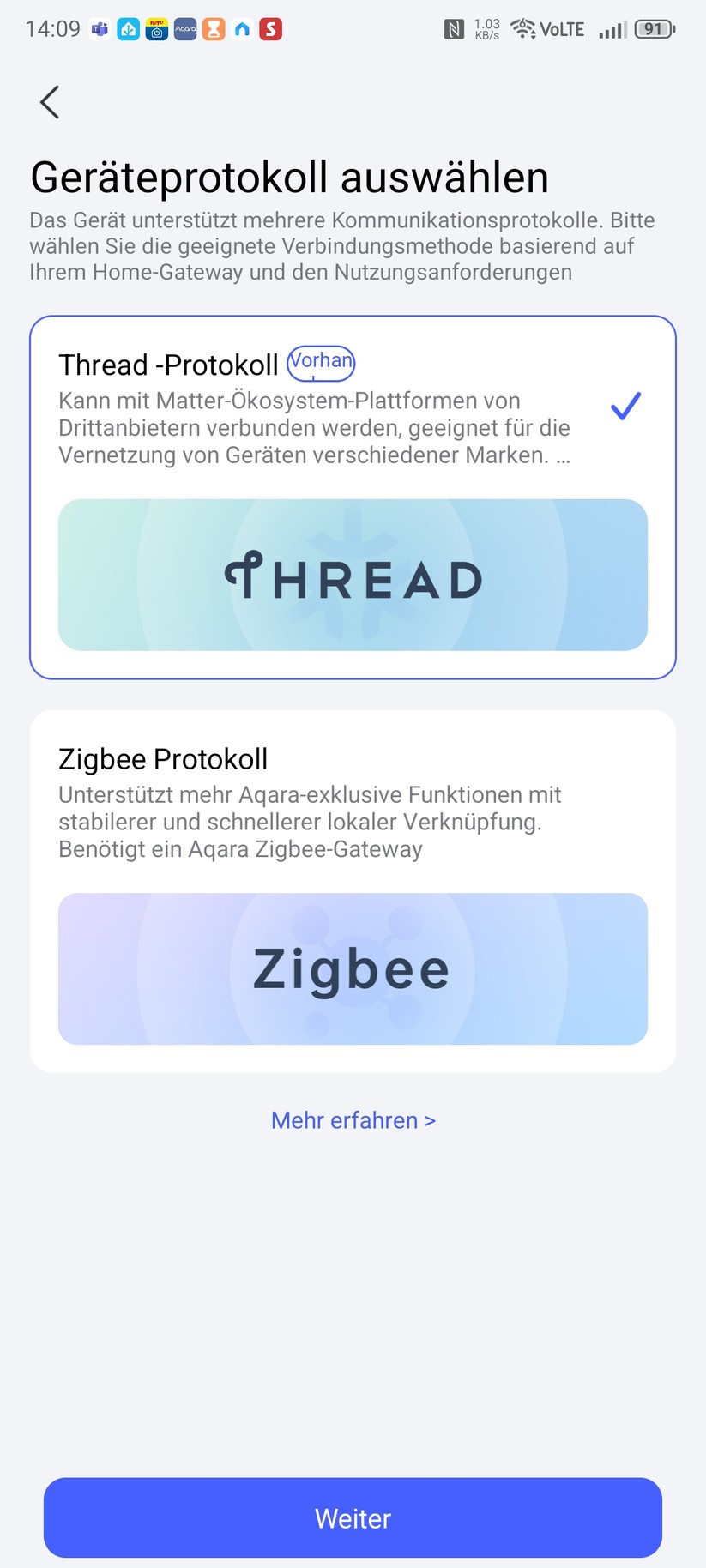 Komfortable und viele Funktionen: Aqara W500 mit Aqara-App