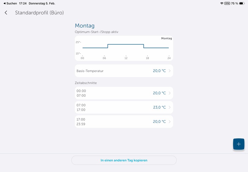 Die Homematic-IP-App ist auch für Tablets optimiert.
