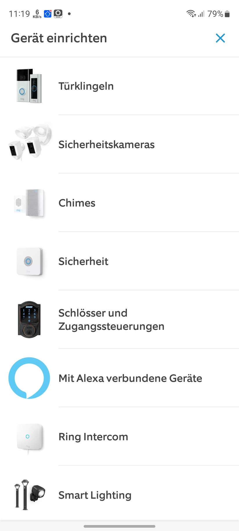 Ring Intercom: Einrichtung