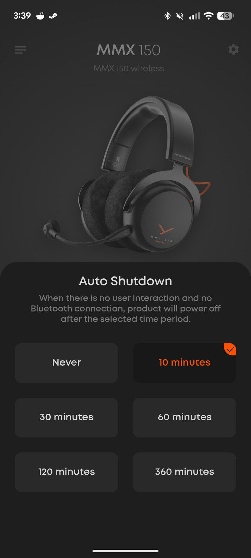 Beyerdynamic MMX 150 Wireless- Bilder App