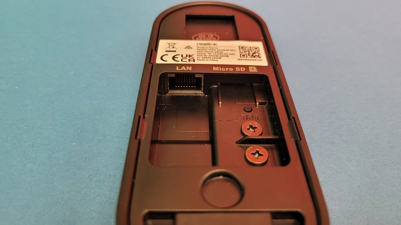 Reolink Video Doorbell: 5 Megapixel, Sichtfeld: 134° horizontal 97° vertikal, 180° diagonal