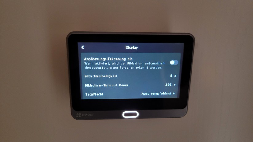 Ezviz CP4: Display