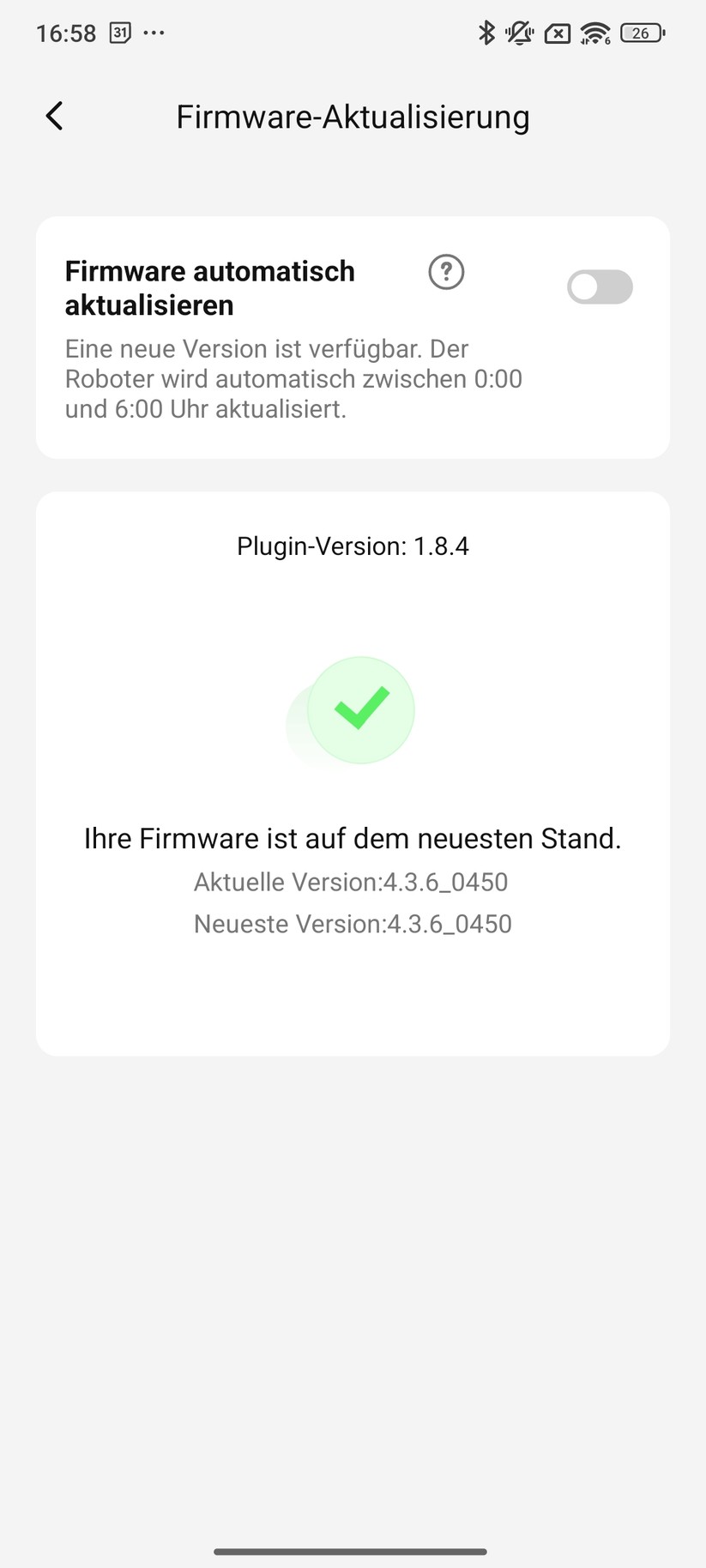 Mova 1000 – Einrichtung