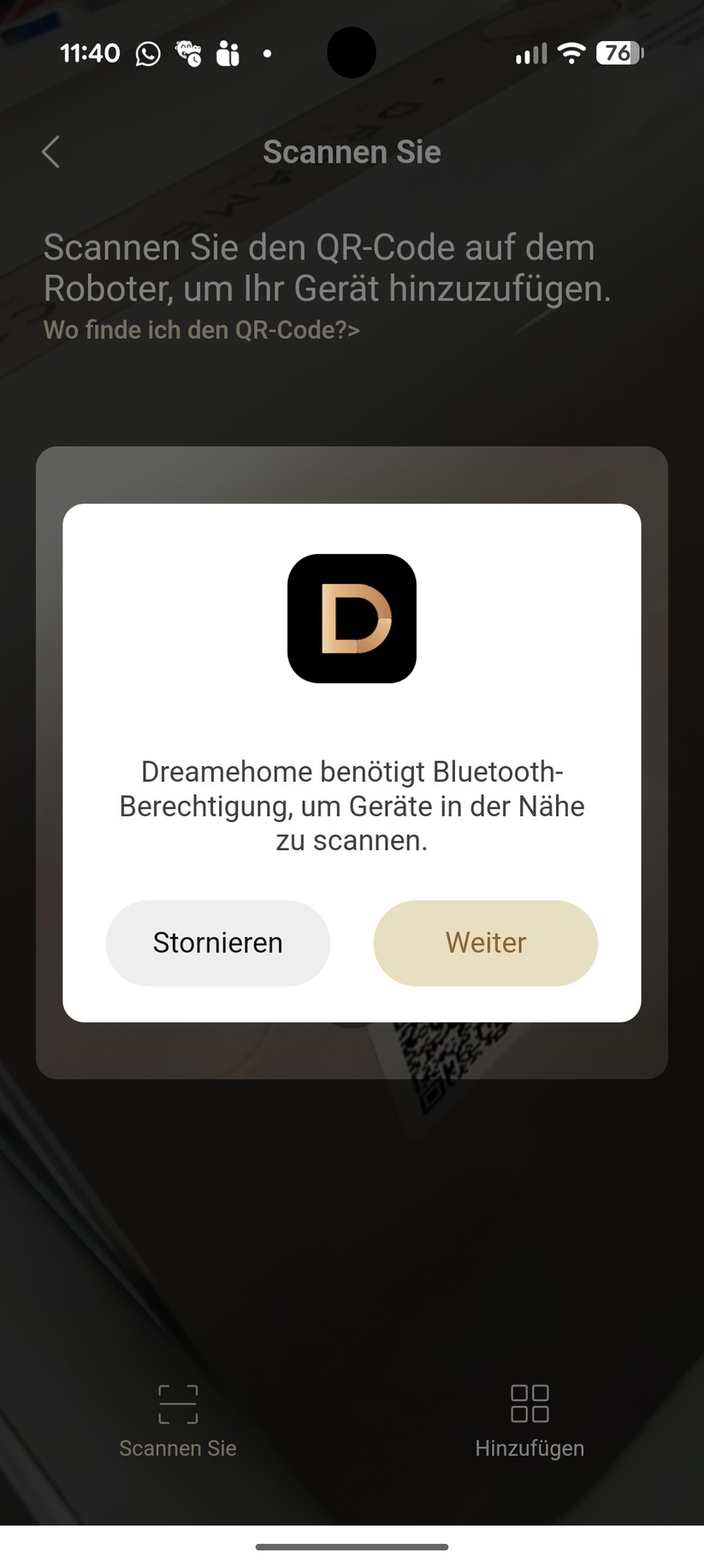 Dreame C1 – App & Einrichtung