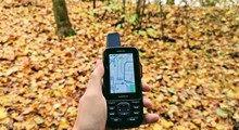 Navigation beim Wandern mit dem GPS-Gerät Garmin GPSMAP 66i