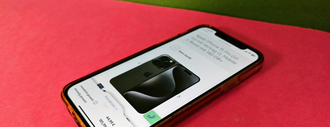 Altes Smartphone eintauschen und iPhone 15 Pro erhalten im Tarif-Bundle bei O2