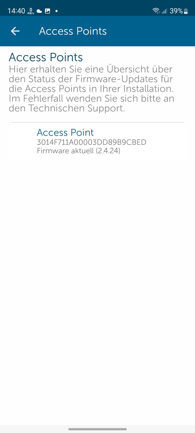  Inbetriebnahme mit App