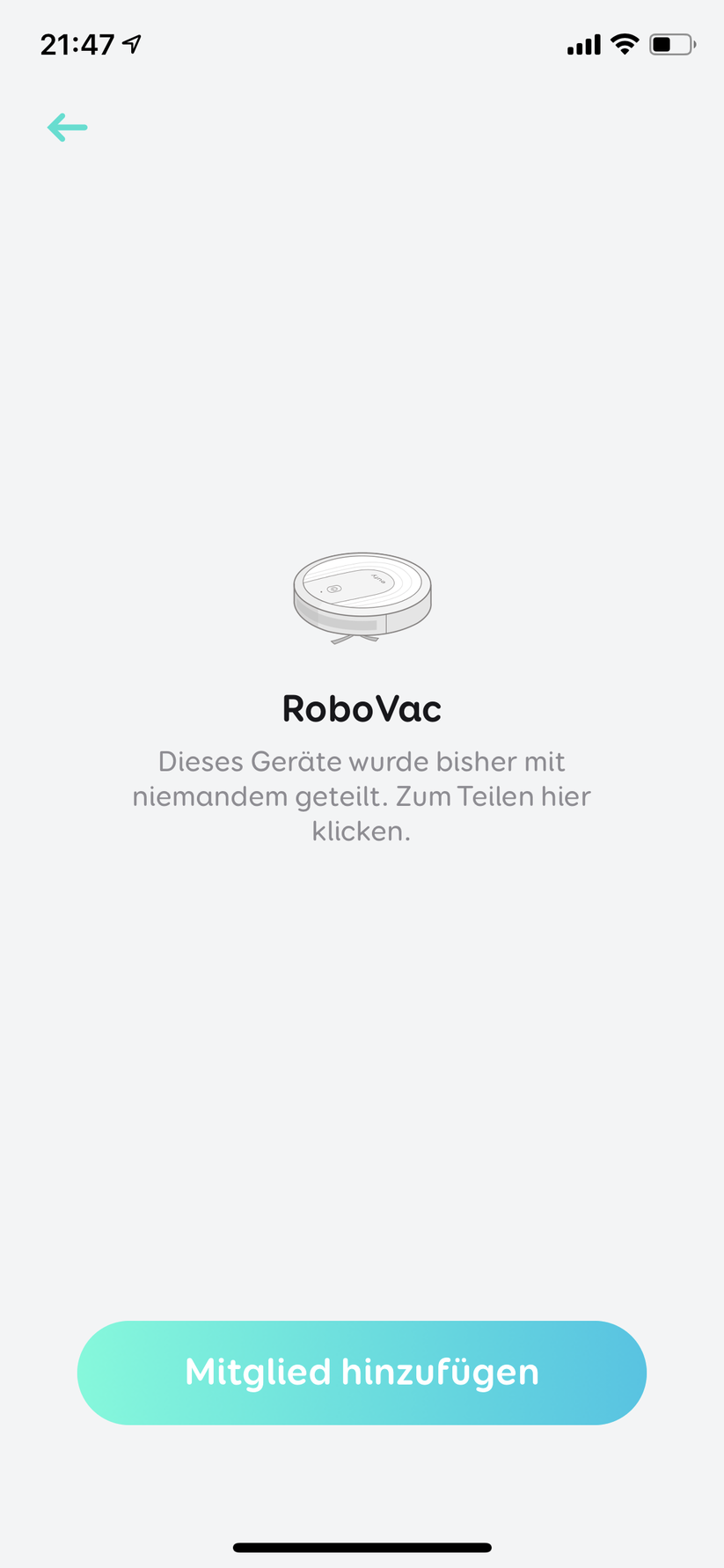 Freigabe für andere Benutzer durch E-Mail