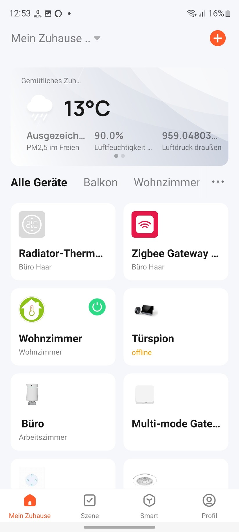 Das Brennenstuhl-Thermostat kann man auch mit der Tuya-App in Betrieb nehmen.