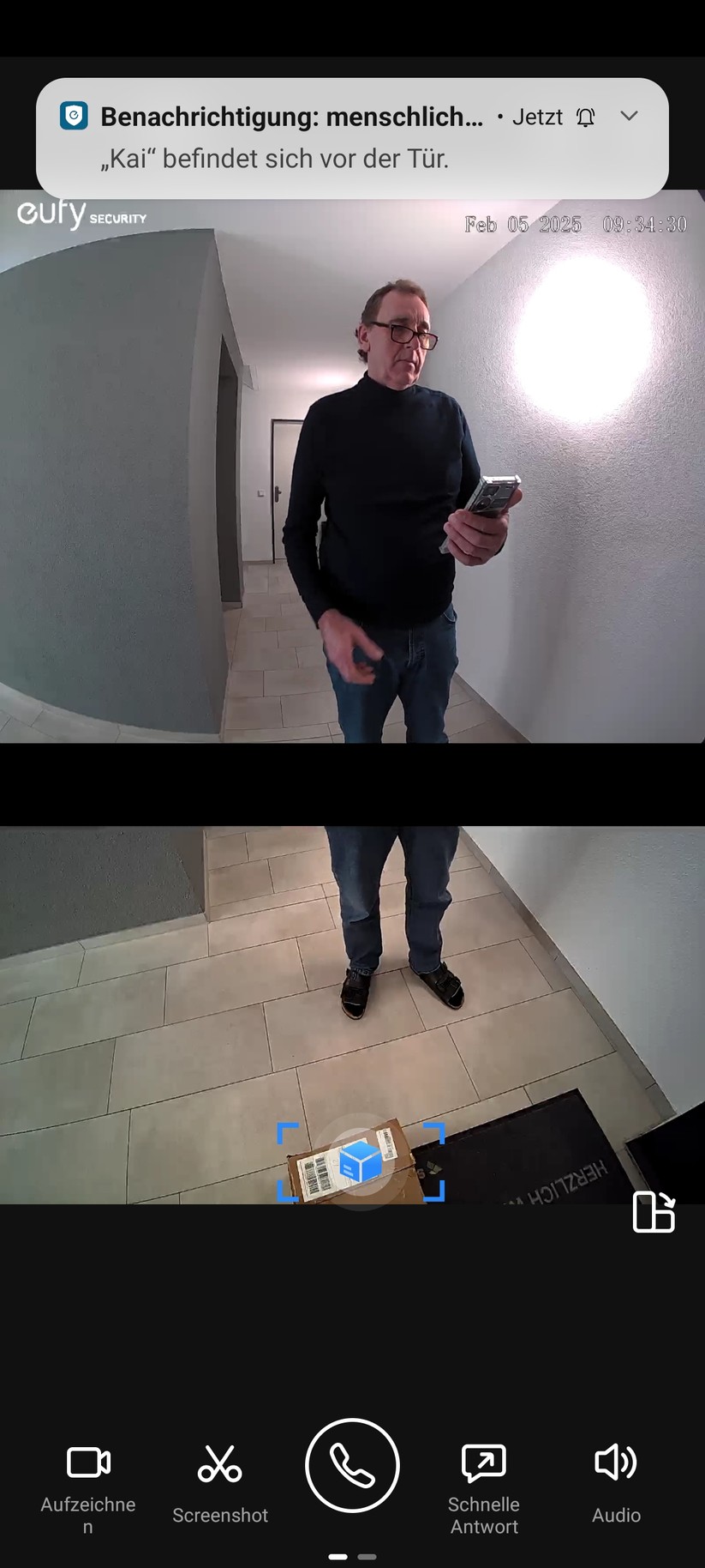 Eufy Video Doorbell E340: Konfiguration