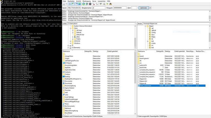 Einrichtung MainSailOS: