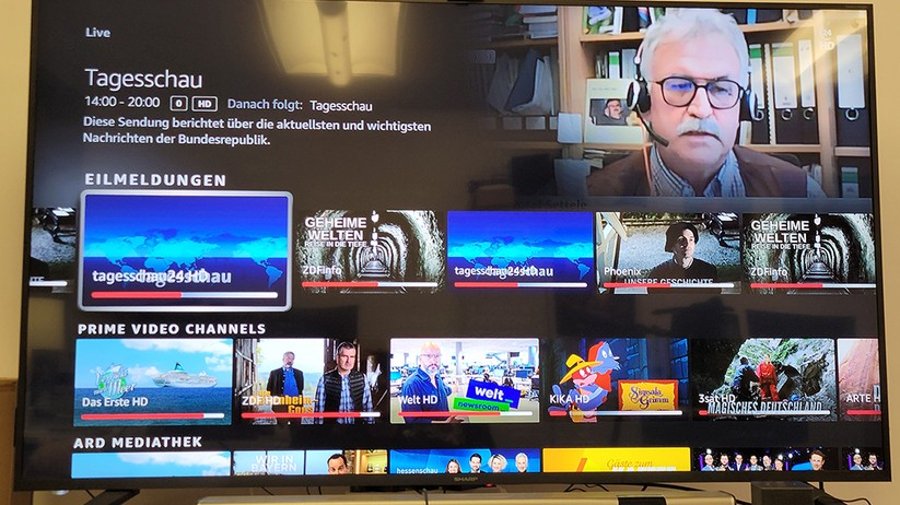 Fire TV Cube 2022: Oberfläche