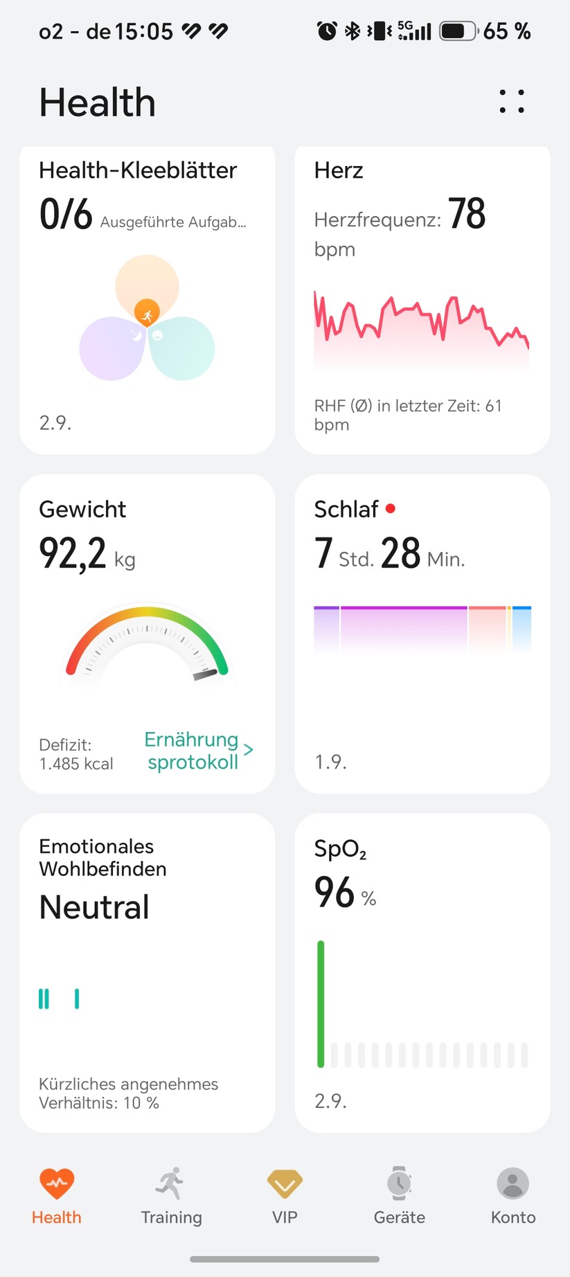 Huawei Watch GT 7 Pro: Health App