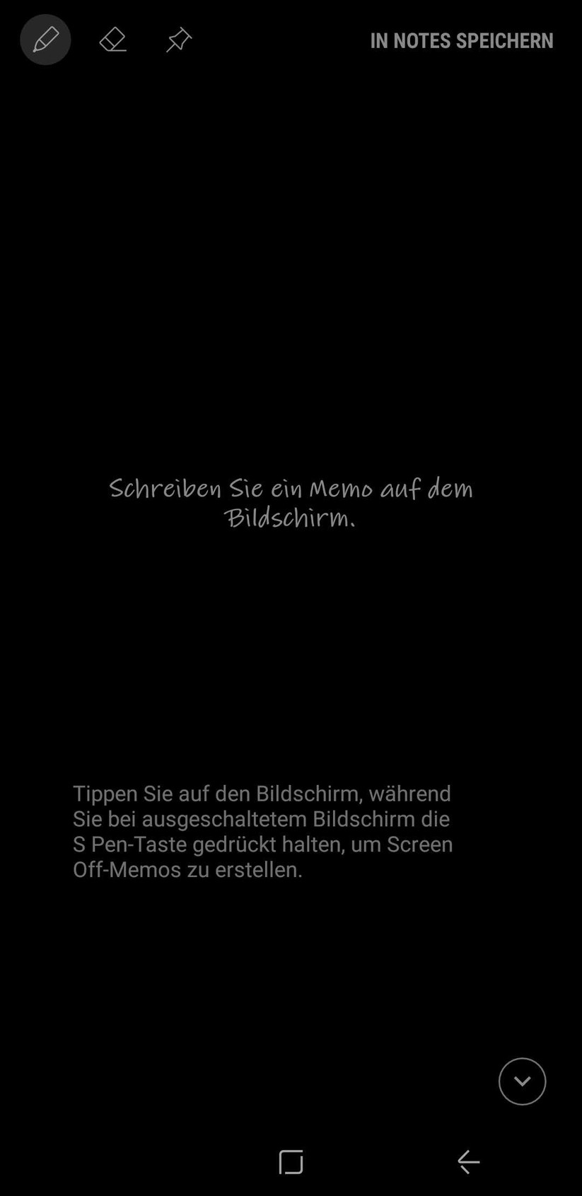 Mit dem S Pen im Sperrbildschirm Notizen machen