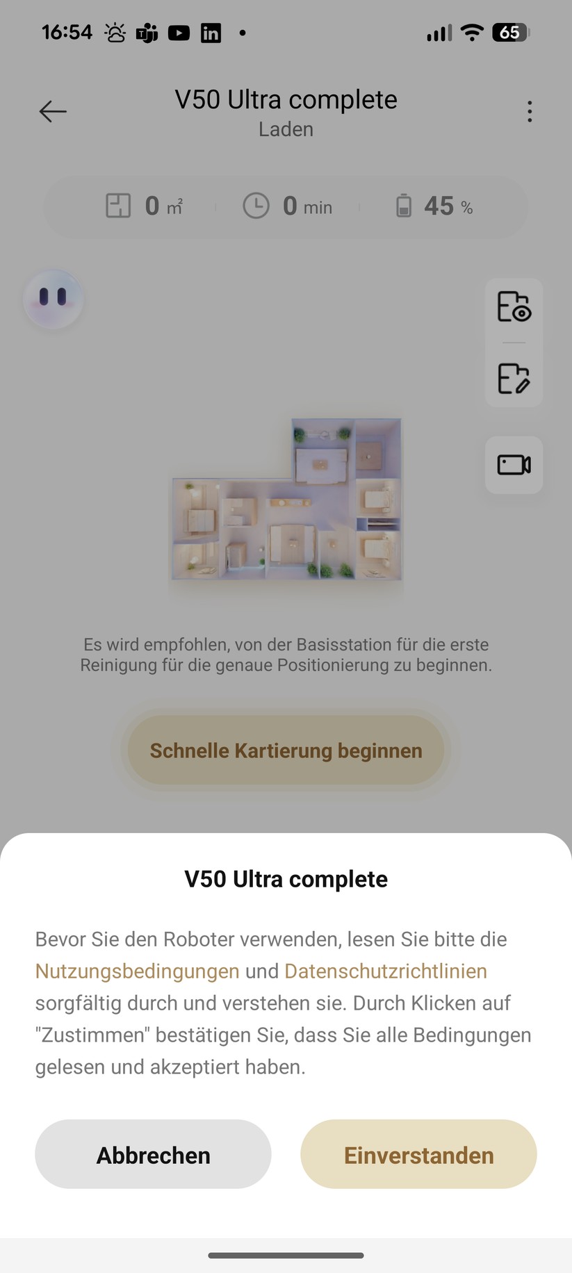 Mova V50 Ultra Complete – App