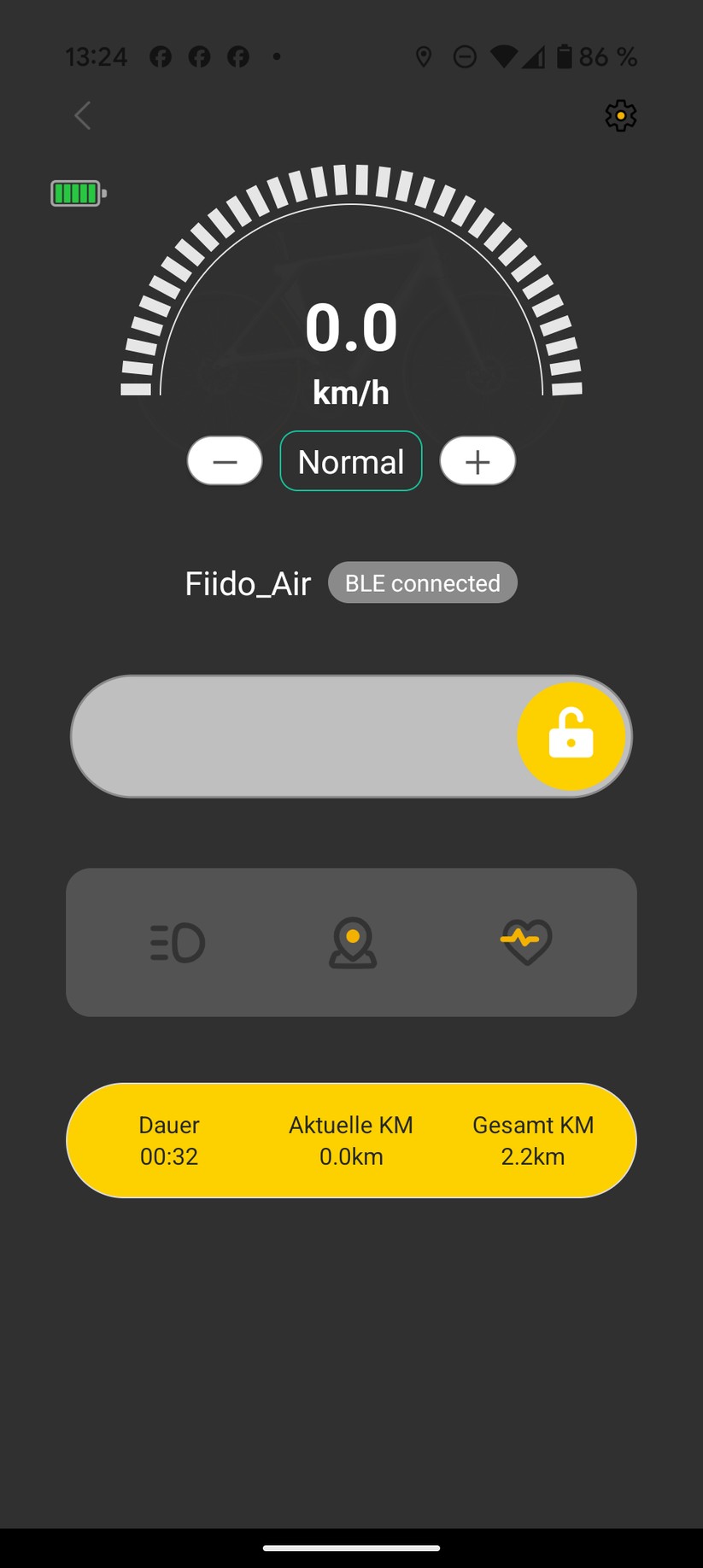 Fiido Air App Screenshot
