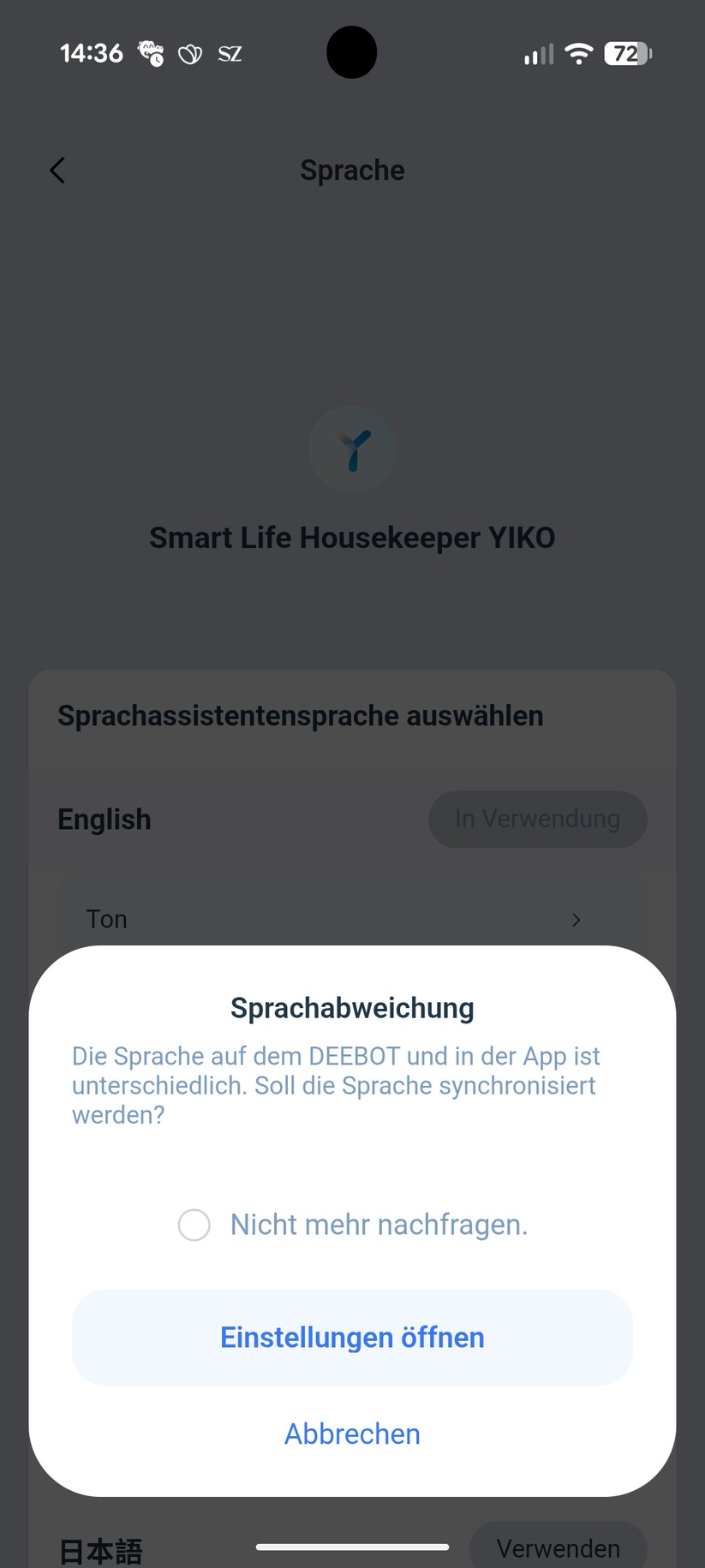 Ecovacs X12S Omnicyclone – App & Einrichtung