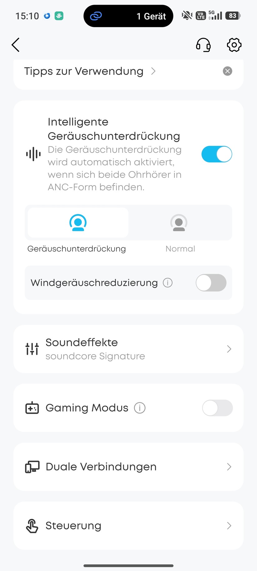 Soundcore Aerofit 2 Pro Screenshot