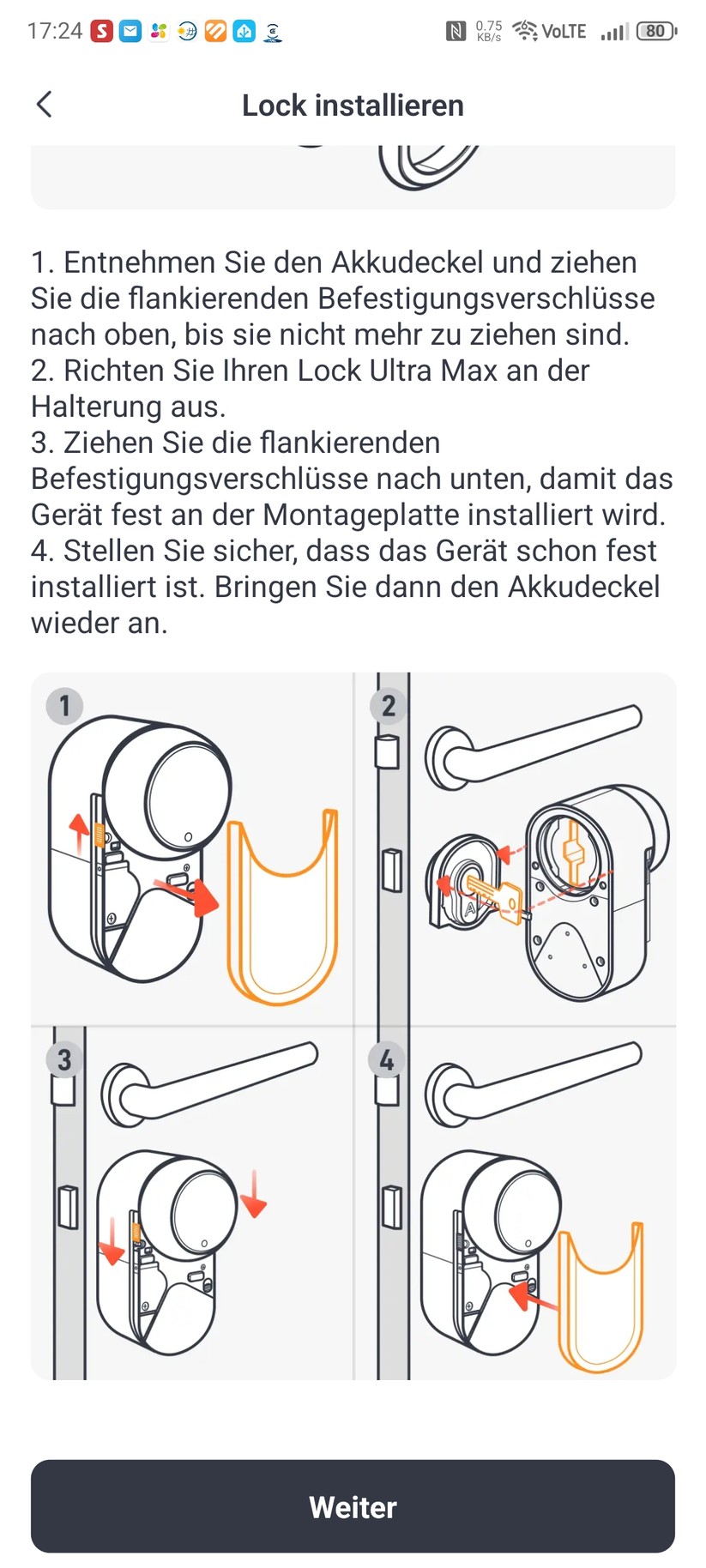 Die Switchbot-App ist auch für die Montage hilfreich.