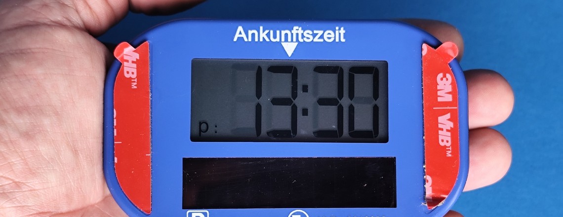 Parkscheibe mit Solar von Lescars