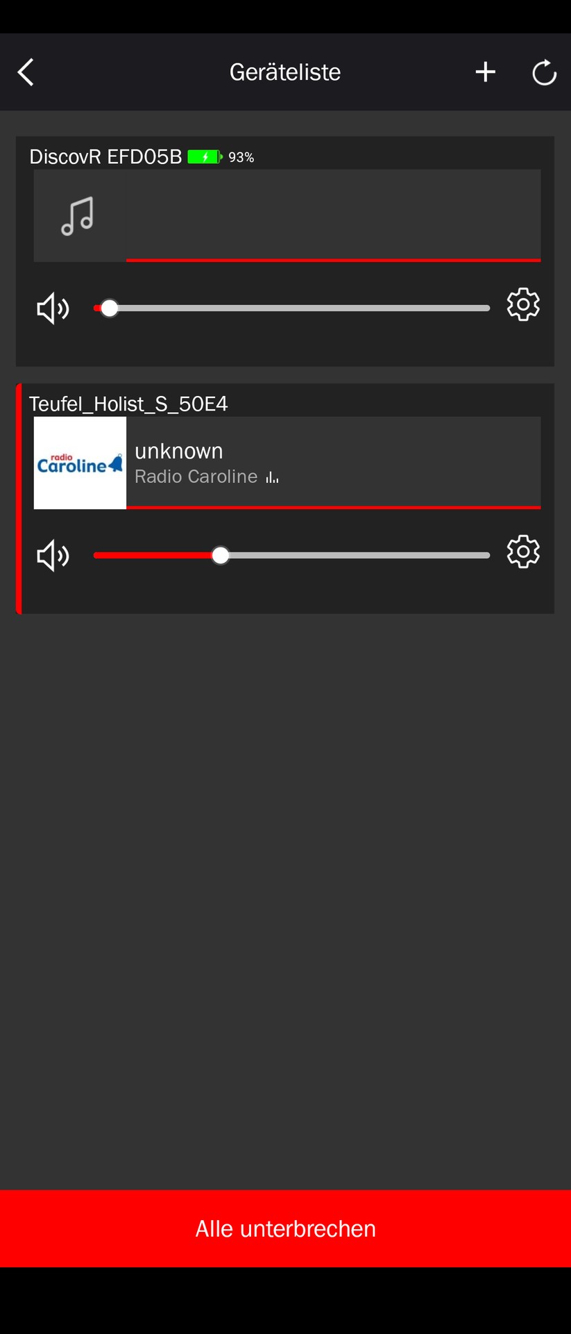Teufel Holist S App