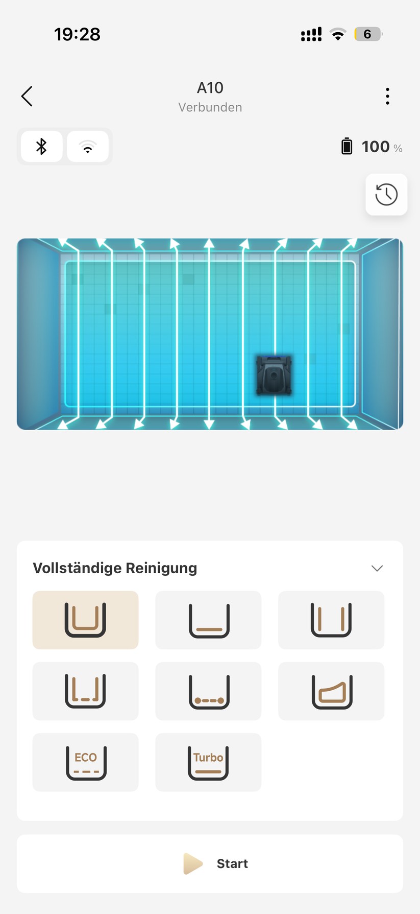 Poolroboter Mova Diver A10 - Bilder App
