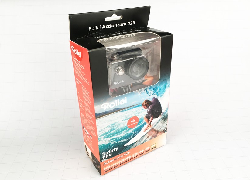 So kommt die Rollei beim Kunden an.
