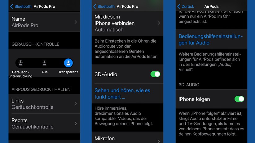 Die Bedienung per iPhone ist bequem und intuitiv.