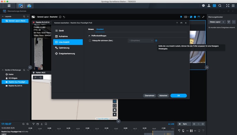 Synology Surveillance Station: Überwachungskameras konfigurieren