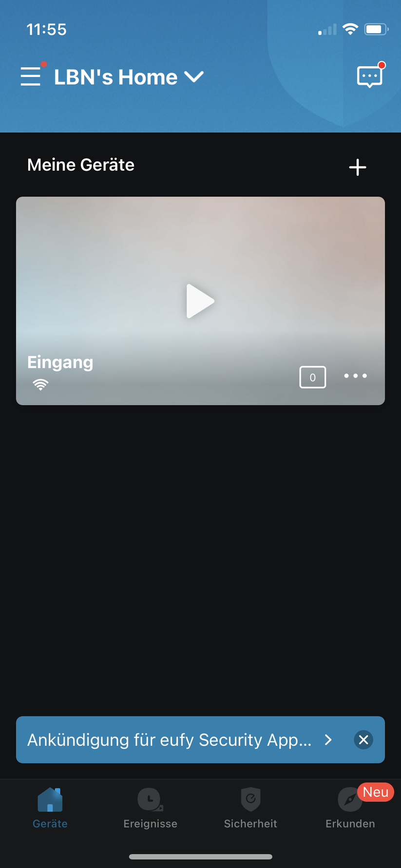 Eufy Indoor Cam 2K Pan &Tilt im Setup