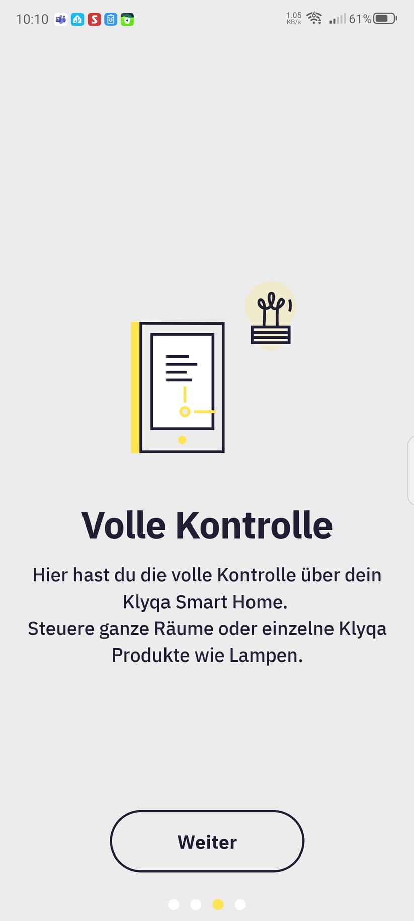 Klyqa Air Klyna S: App