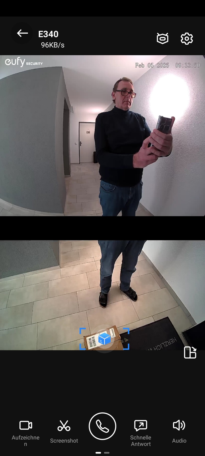 Eufy Video Doorbell E340: Konfiguration