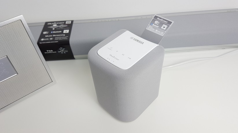 Der MusicCast WX010 ist ein sehr kompakter Lautsprecher.