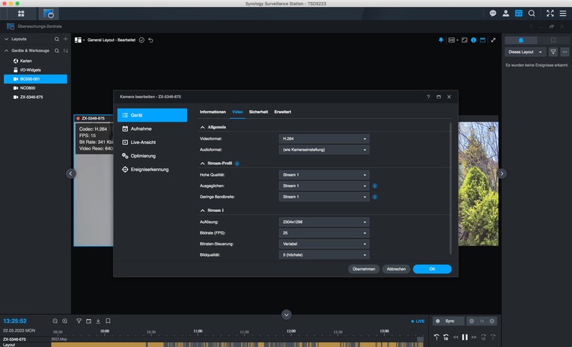 Dank Onvif-Kompatibilität können Anwender die 7Links IPC-740 (ZX-5346) auch mit Dritthersteller-Software wie Synology Surveillance Station betreiben.