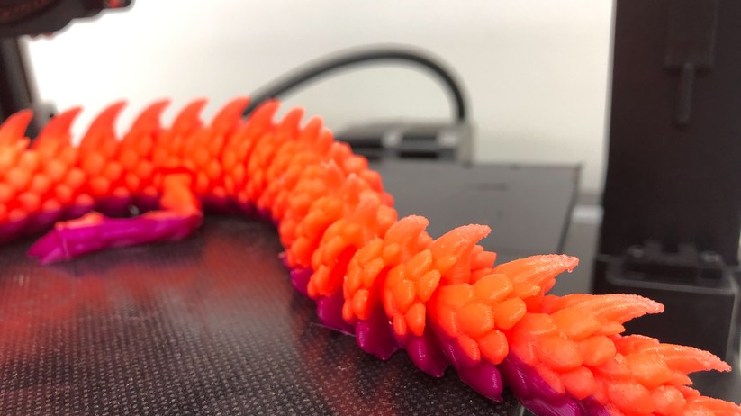 Druckergebnisse aus dem Mingda Magician X. 