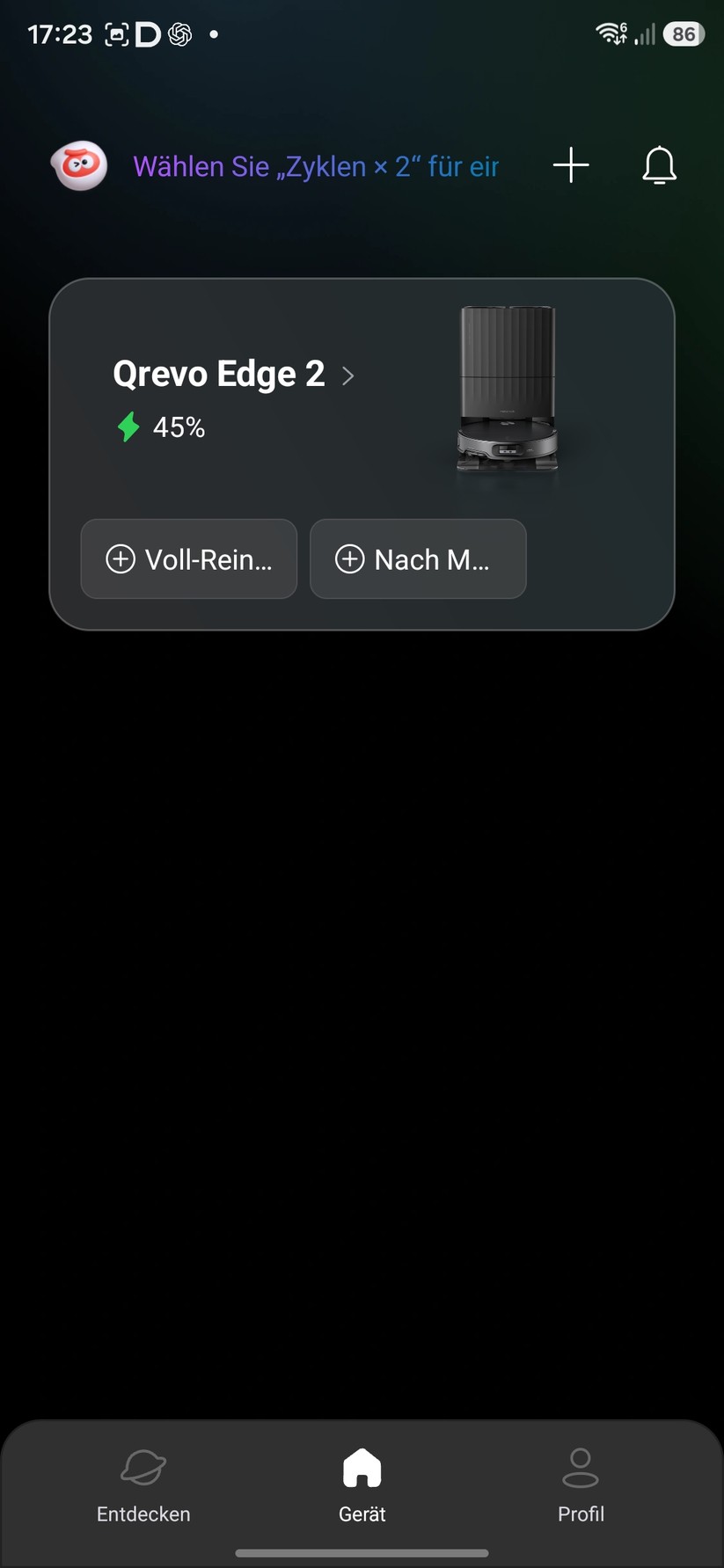 Roborock Qrevo Edge 2 – App & Einrichtung