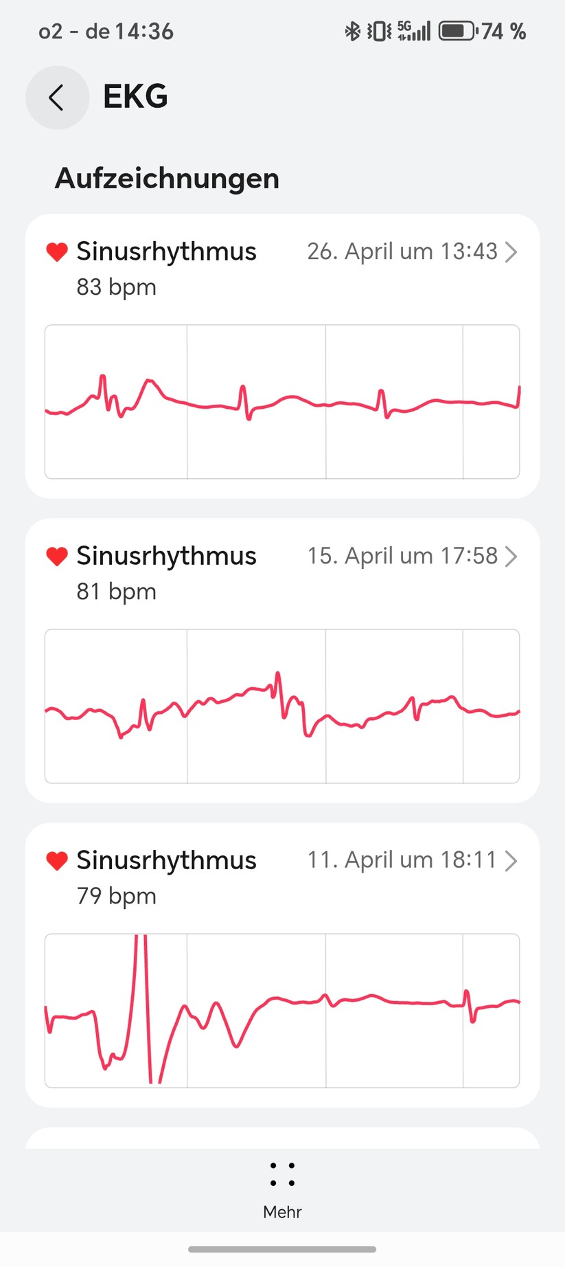Huawei Watch Fit 5 Pro - Health App