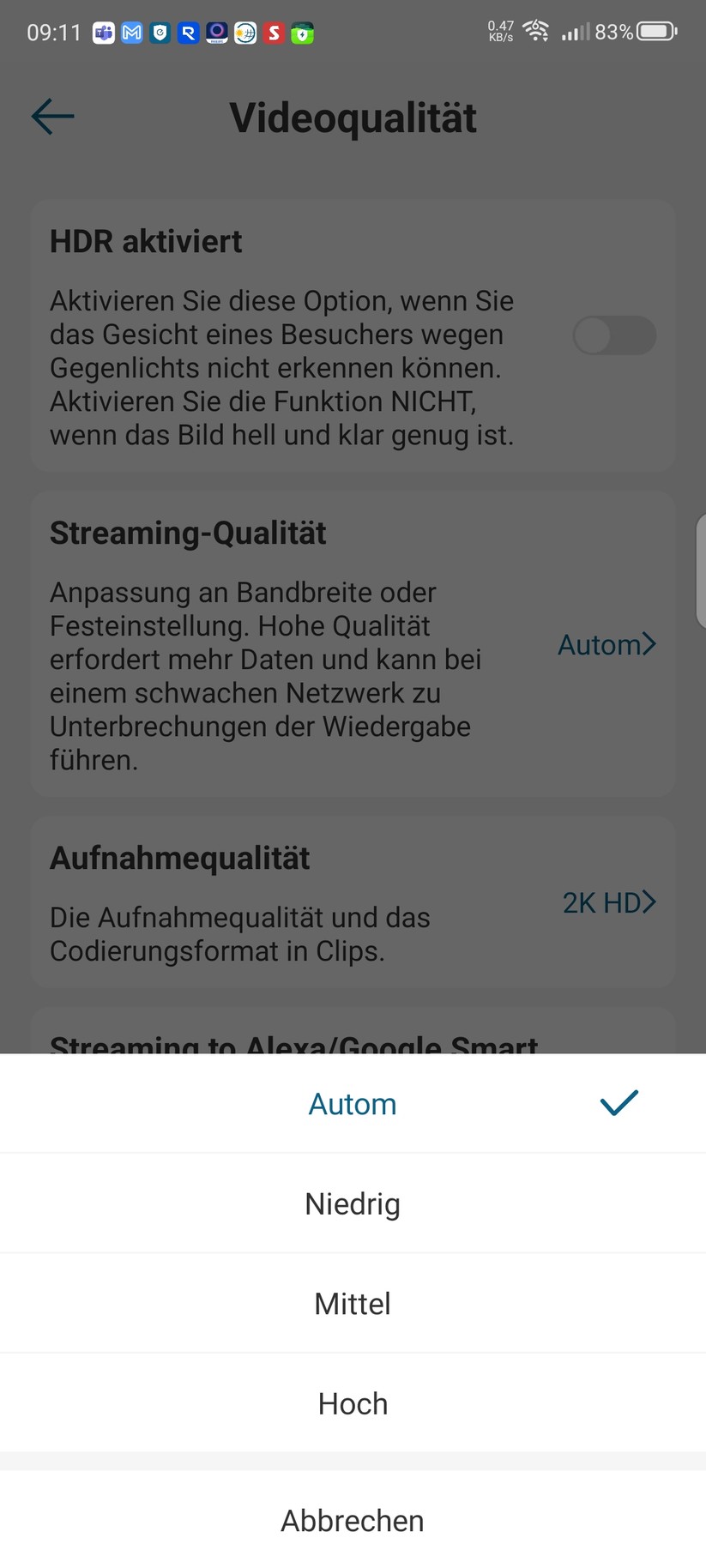 Eufy Video Doorbell E340: Konfiguration