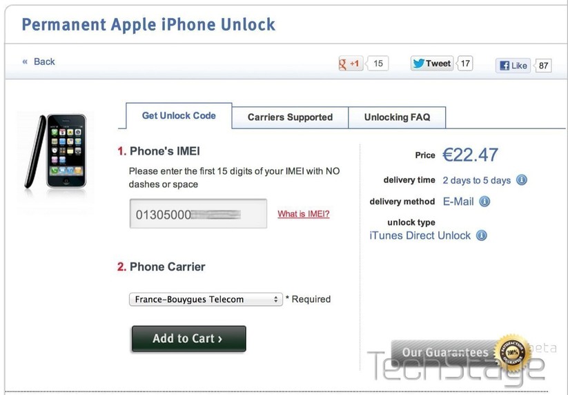 IMEI-Nummer, SIM-Lock-Provider und etwas Geld: Mehr braucht's nicht, um die Sperre auszuhebeln. 