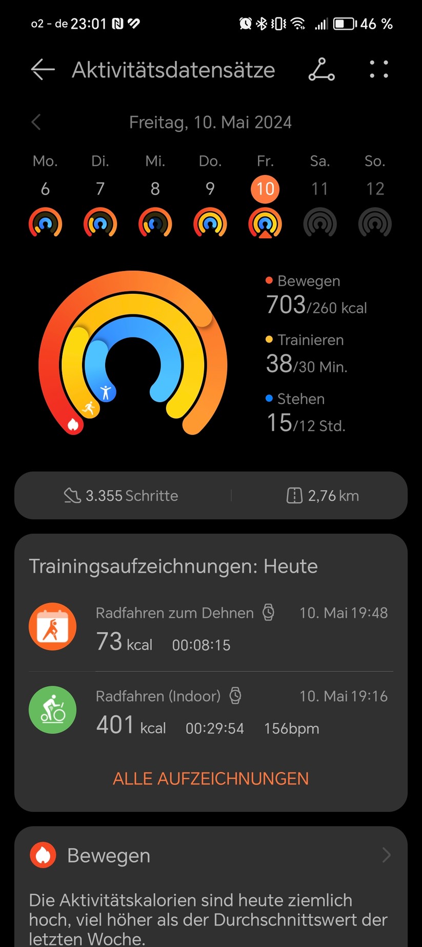 Huawei Watch Fit 3 - Health-App