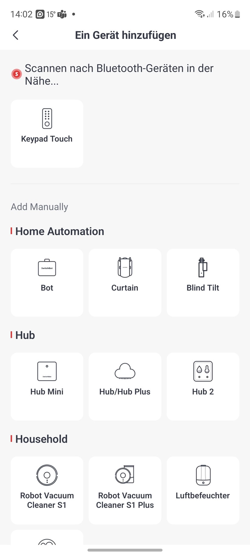 Switchbot-App: Setup, Kalibrierung und Einstellungen