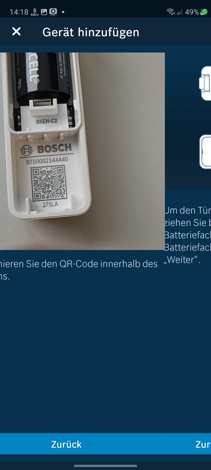 Bosch Heizkörper-Thermostat II: App