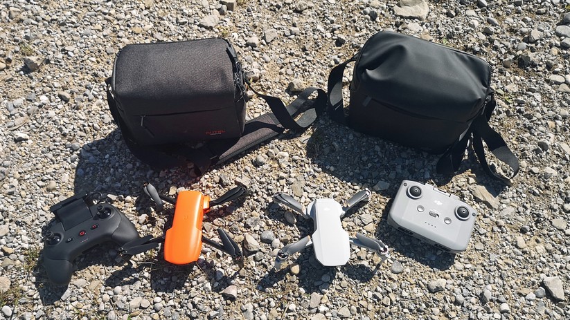 Autel Evo Nano Plus neben DJI Mini 2.