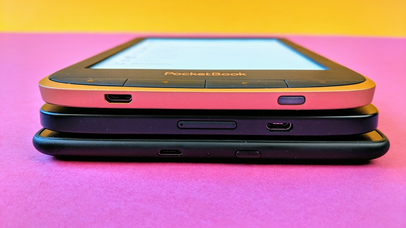 Alle drei setzen zum Laden und für die Datenübertragung auf einen Micro-USB-Port. 