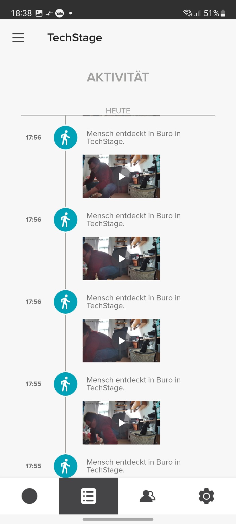 Yale Smart Indoor Camera: Konfiguration