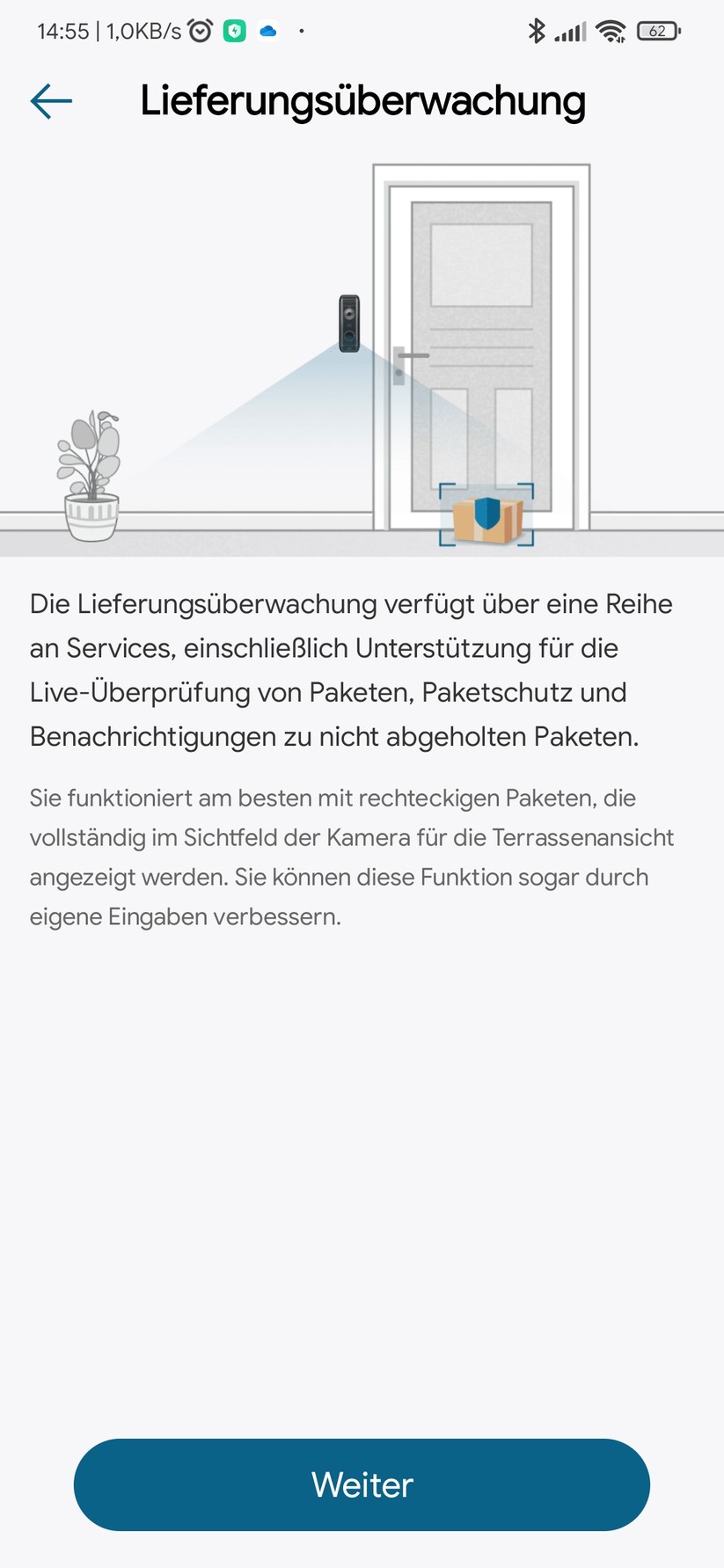 Eufy Video Doorbell Dual - App