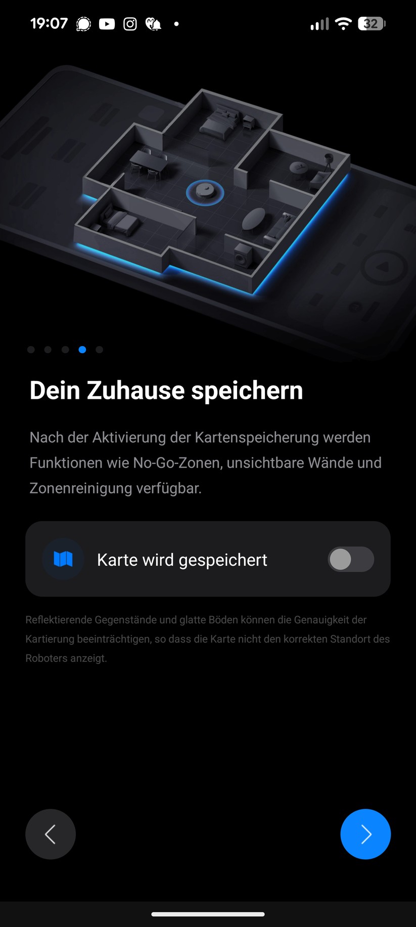 Roborock Saros Z70 – App & Einrichtung