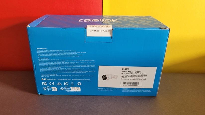 Reolink CX810: PoE-Überwachungskamera mit 4K-Auflösung, lichtstarkem Objektiv und HDR